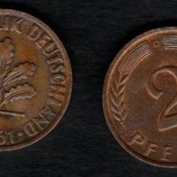 2 Pfennig 1961 D vz
