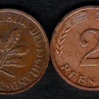 2 Pfennig 1962 J vz