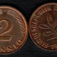 2 Pfennig 1964 F vz