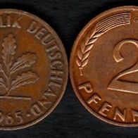 2 Pfennig 1965 G vz