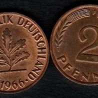 2 Pfennig 1966 F vz