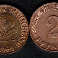 2 Pfennig 1966 G vz