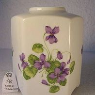 Sechseckige Porzellanvase mit Blumendekor - Kaiser Porzellan