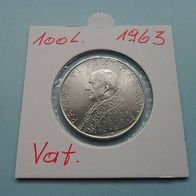 Vatikan 1963 100 Lire +