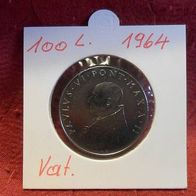 Vatikan 1964 100 Lire