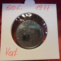Vatikan 1977 50 Lire
