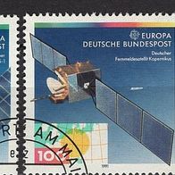 BRD / Bund 1991 Europa: Europäische Weltraumfahrt MiNr. 1526 - 1527 gestempelt -1-