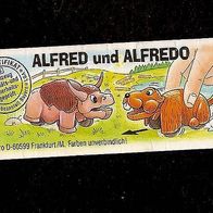 Ü - Ei Beipackzettel Alfred und Alfredo 614 092
