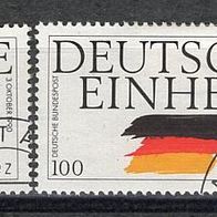 BRD / Bund 1990 Deutsche Einheit MiNr. 1477 - 1478 gestempelt