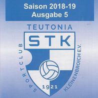 009 2018-19 Teutonengruß Ausgabe 5 STK Teutonia Kleinenbroich