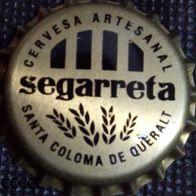 Segarreta Cervesa Brauerei Bier Kronkorken GOLD Spanien Kronenkorken neu in unbenutzt