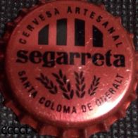 Segarreta Cervesa Brauerei Bier Kronkorken ROT Spanien Kronenkorken neu in unbenutzt
