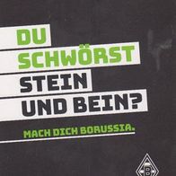 279 Karte Borussia Mönchengladbach Du schwörst Stein und Bein?