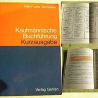 Buch Kaufmännische Buchführung Hahn-Lenz-Tunnissen Verlag Gehlen 196 Seiten