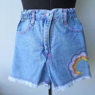 Mädchen Shorts "ChupaChups" Gr. 116 122 6/7 J. Fransen Used Hot Pants Jeans kurz