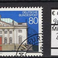 BRD / Bund 1992 250 Jahre Deutsche Staatsoper Berlin MiNr. 1625 gestempelt