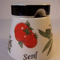 Senf Porzellandose - Gerold Porzellanfabrik in Tettau