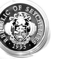Seychellen Silber PP/ Proof 25 Rupees 1995 Olympia "RADRENNEN"