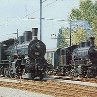 CH 8180 Bülach - Wil 1979 Dampf - Lokomotiven B 3/4 1367 + Ec 3/5 3