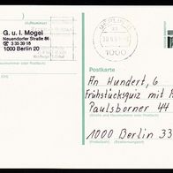 Bund Postkarten Mi. Nr. P 141 Bavaria München - mit Leitvermerken o <