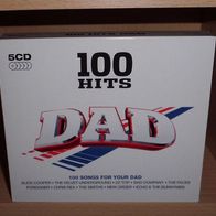 5 CD - 100 Hits - Dad (ZZ Top / Beach Boys / Foreigner / Space / Faces) - 2010