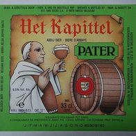 Bier-Etikett- Het Kapittel Pater, Brauerei Van Eecke, Belgien