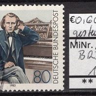 BRD / Bund 1983 150. Geburtstag von Johannes Brahms MiNr. 1177 gestempelt