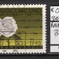 BRD / Bund 1983 Verfolgung und Widerstand 1933 - 1945 MiNr. 1163 gestempelt