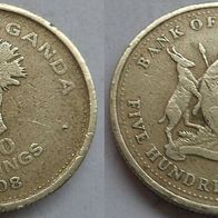 Uganda 500 Shillings 2008 ## A4