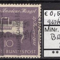 BRD / Bund 1956 200. Geburtstag von Wolfgang Amadeus Mozart MiNr. 228 gestempelt -2-