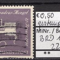BRD / Bund 1956 200. Geburtstag von Wolfgang Amadeus Mozart MiNr. 228 gestempelt -1-