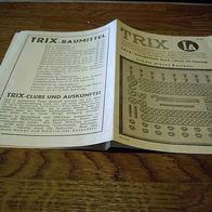 Trix Begleitpapier zum Metallbaukasten IA------nummer 4
