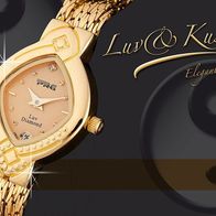 DHU-32 Armbanduhr, Damenuhr, Designuhr Women Watch Traumhaft schönes Uhren Design