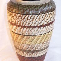 Wekara Sgraffito Keramik Vase, 50/60er Jahre * **