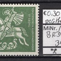 BRD / Bund 1961 50 Jahre Pfadfinder in Deutschland MiNr. 346 postfrisch