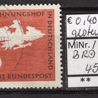 BRD / Bund 1964 250 Jahre Rechnungshof in Deutschland MiNr. 452 gestempelt -4-