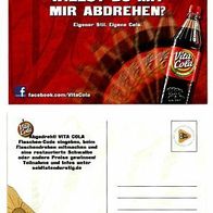 Postkarte / Reklamekarte "Willst du mit mir abdrehen?" : Code-Aktion von VITA COLA
