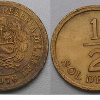 Peru ½ Sol 1976 ## G