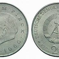DDR Münze 20 Mark 1972, " Wilhelm Pieck "