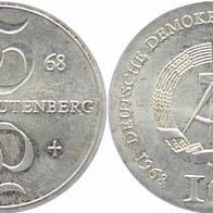 DDR 10 Mark 1968 "Johannes zum Gutenberg"