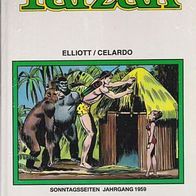 Tarzan Sonntagsseiten Jahrgang HC 1959 Verlag Hethke