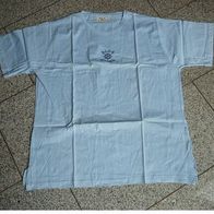 T-Shirt von Lady M hellblau mit Stickerei und Strass-Steinchen Gr. 48/50