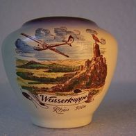 Keramikvase - " Wasserkuppe - Röhn ", Keramik 60ger Jahre