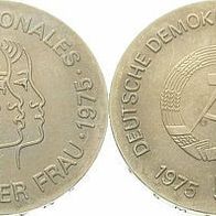 DDR 5 Mark 1975 "Internationales Jahr der Frau" f. stgl.