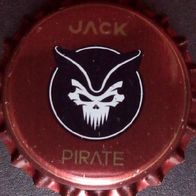 Jack Pirate Bier Einsiedler Brauerei Kronkorken Kronenkorken in unbenutzt, mit Pirat
