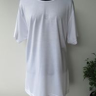 Damen T-Shirt Gr. XXL 50 weiß Glitzer Oberteil Shirt Tunika Hemd Übergröße