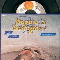 ANYONE’S Daughter 7”Single VIEL ZUVIEL von 1982