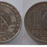 DDR 10 Pfennig 1978 "A" ## L