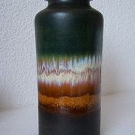 Große, zylindrische Lava Keramikvase, 50/60ger J. Design * * *