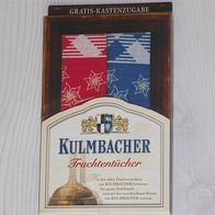 2 St. Kulmbacher Trachtentücher rot + blau Neu und OVP